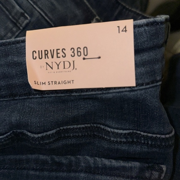 Slim Straight Crop Jeans
In Curves 360 Denim With Side Slits - Picture 7 of 8